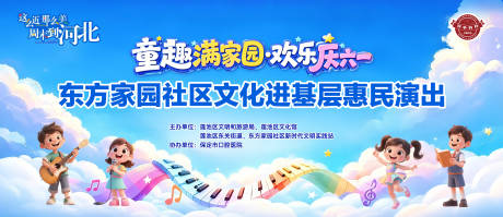 源文件下载【享设计】搜索编号：53420037000006830【六一活动展演比赛主视觉】