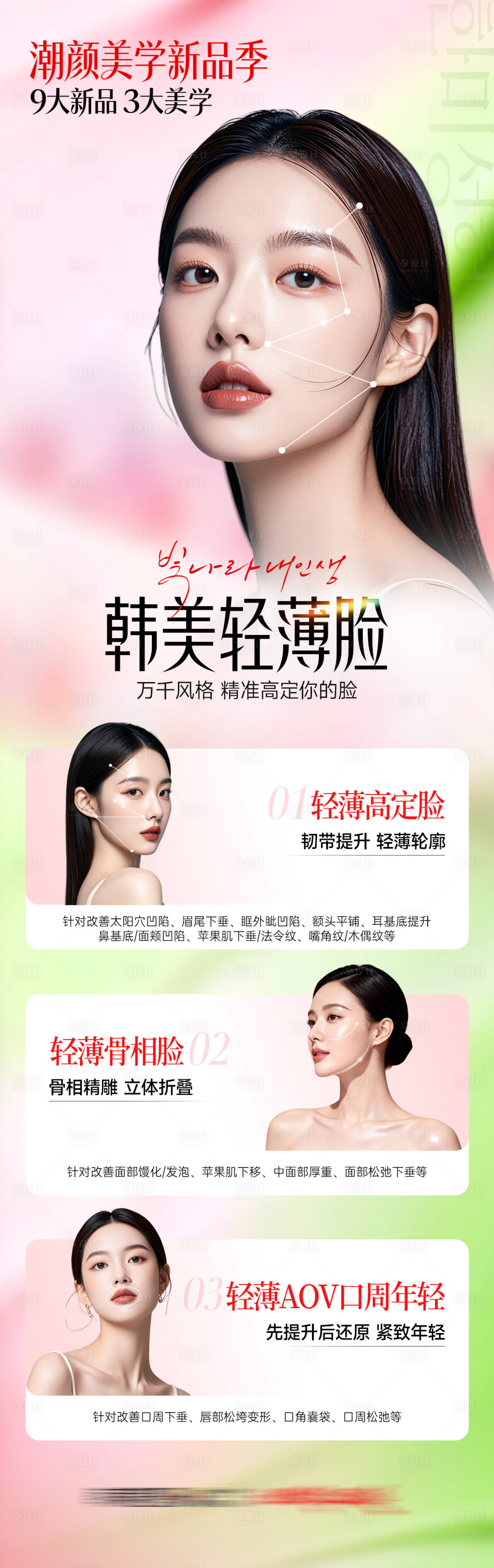 源文件下载【享设计】搜索编号：76110037004728725【医美轮廓轻薄脸轮廓提升抗衰】