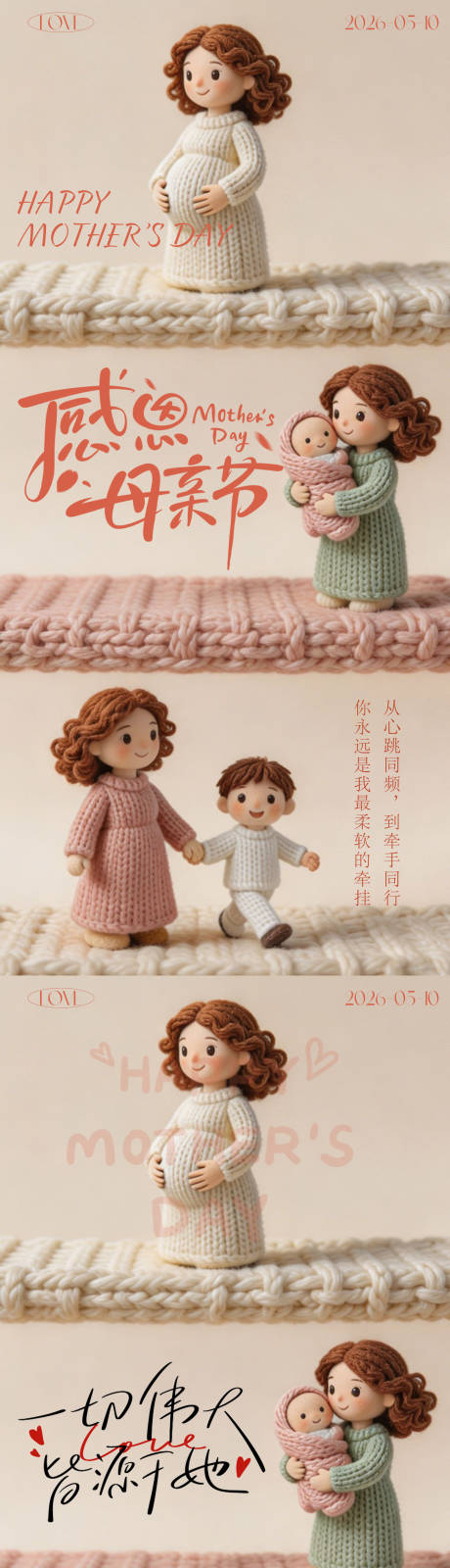 源文件下载【享设计】搜索编号：14060036673546098【母亲节温馨感恩背景海报】