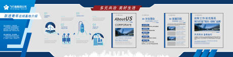 源文件下载【享设计】搜索编号：61770036700089032【企业简介历程文化墙】