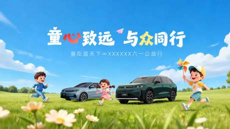 源文件下载【享设计】搜索编号：64750036744201942【六一儿童节公益活动背景】