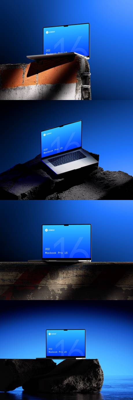 源文件下载【享设计】搜索编号：57110036877922271【蓝调MacBookPro电脑样机】
