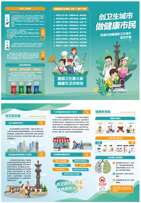 源文件下载【享设计】搜索编号：16260036730961161【创建卫生三折页】