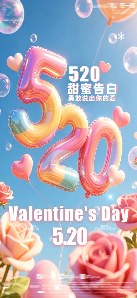 源文件下载【享设计】搜索编号：98940036776282187【酒吧夜店KTV520情人节节日海报】