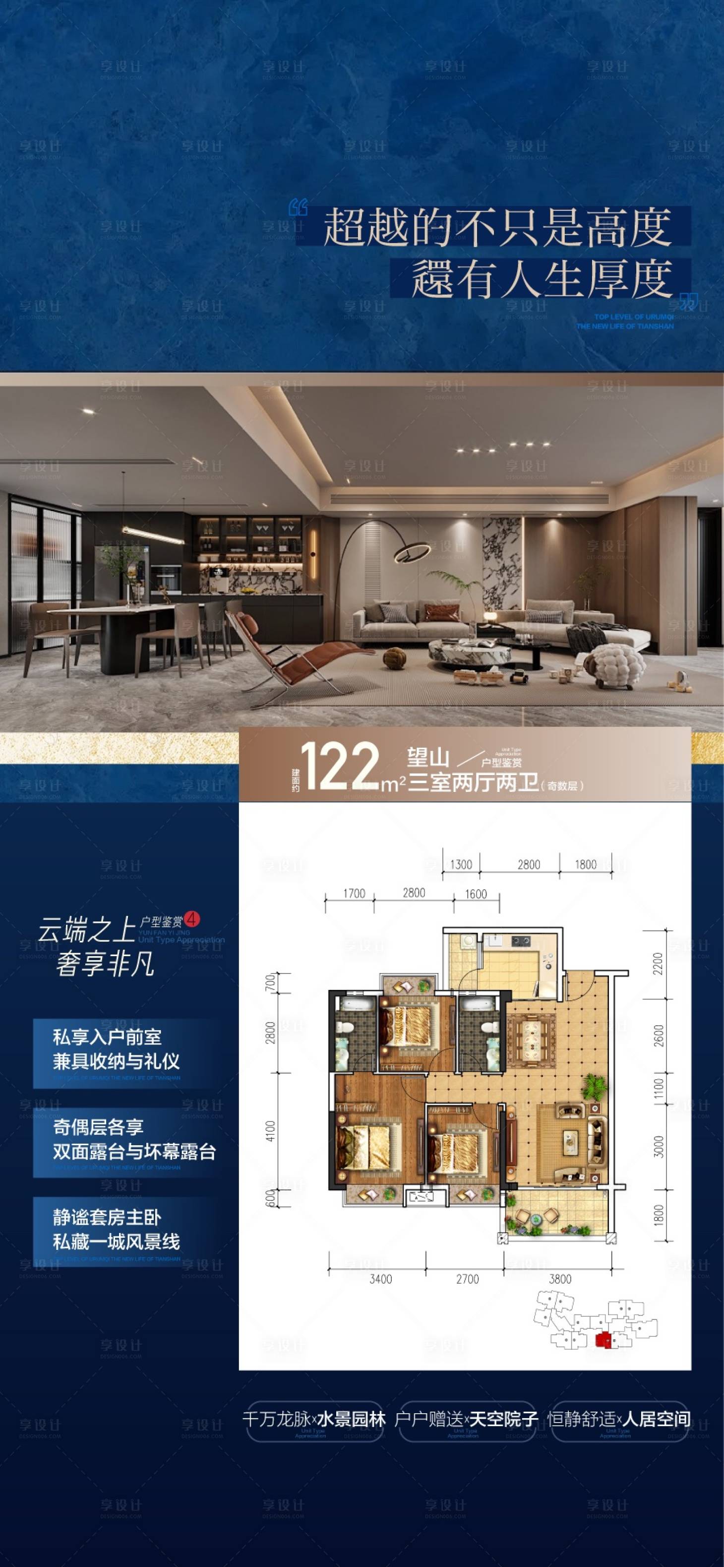 源文件下载【享设计】搜索编号：10940036674937963【地产户型卖点宣传海报】