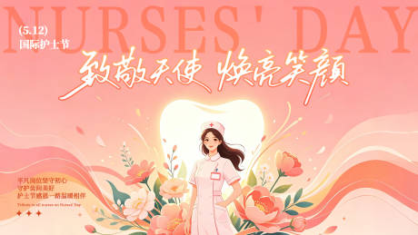 源文件下载【享设计】搜索编号：86150036672046657【护士节口腔banner 】