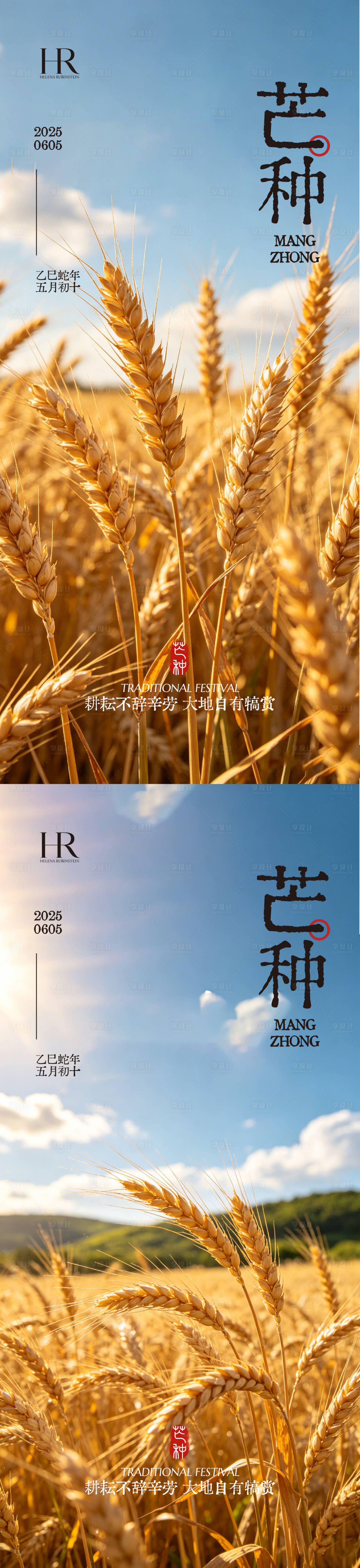 源文件下载【享设计】搜索编号：51730036795656948【芒种海报 】