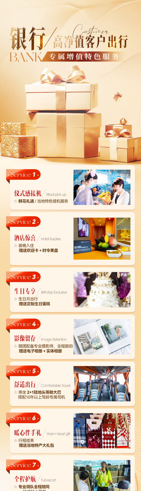 源文件下载【享设计】搜索编号：16130037020315152【银行高净值出行服务长图】