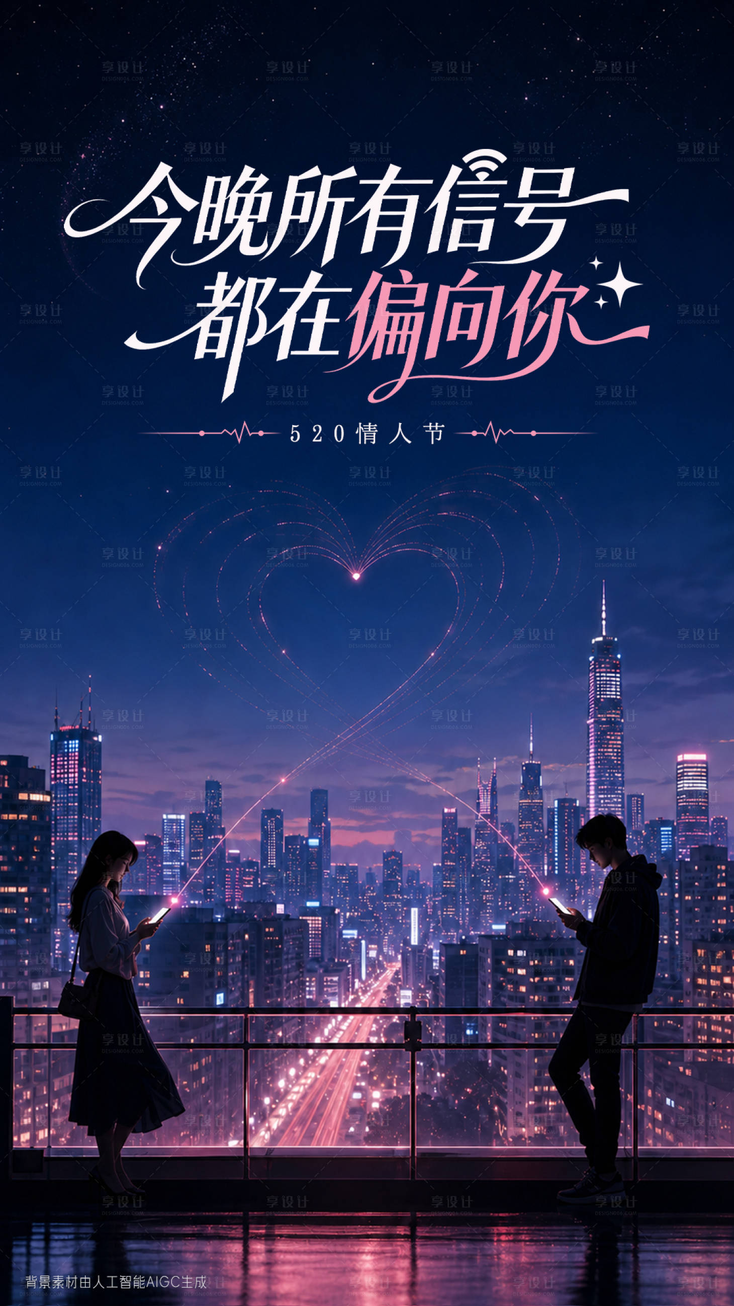 源文件下载【享设计】搜索编号：88680036795665436【520情人节海报】