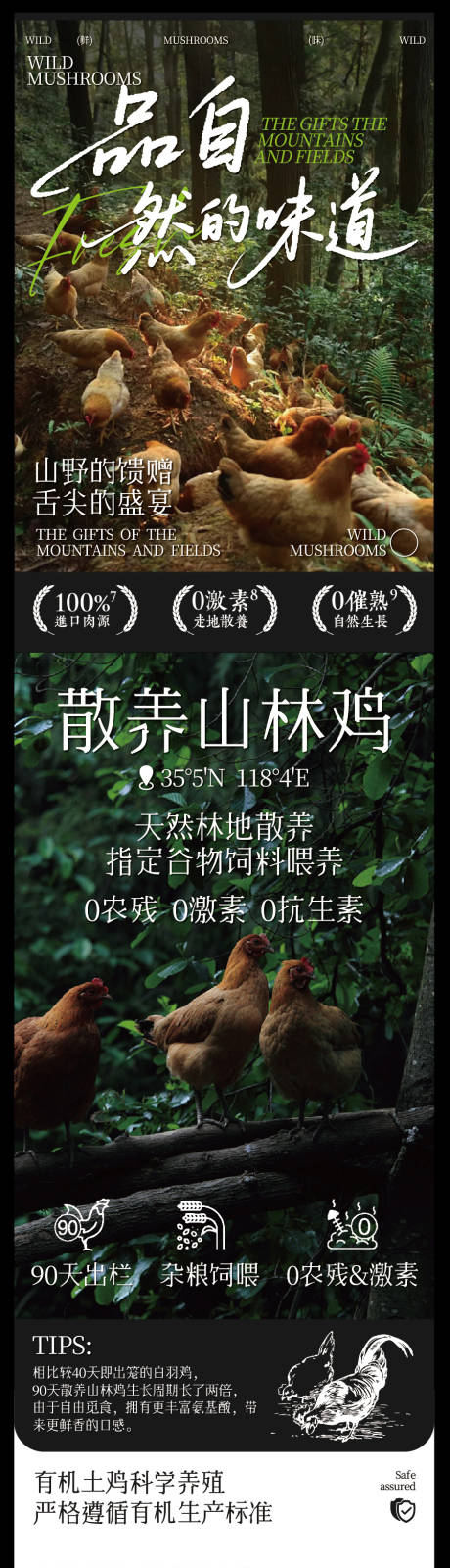 源文件下载【享设计】搜索编号：11960036777929964【赣南美食散养土鸡海报】