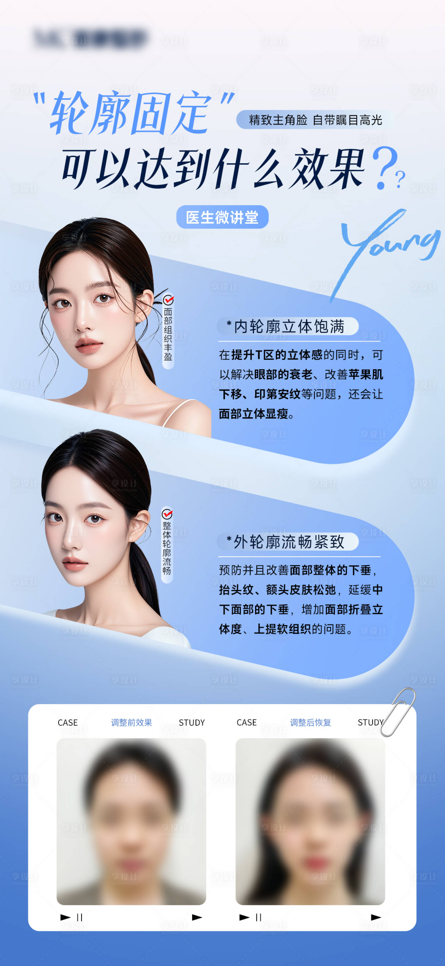 源文件下载【享设计】搜索编号：70760036797771254【医美轮廓科普】