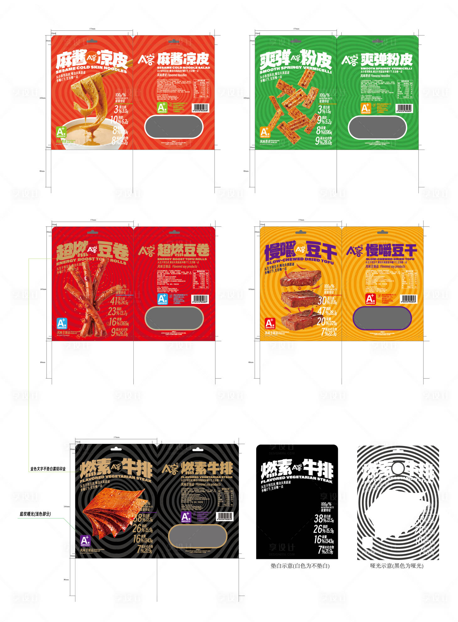 源文件下载【享设计】搜索编号：56820036685441978【麻辣食品包装袋】