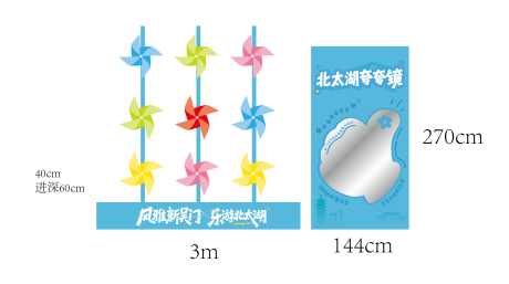 源文件下载【享设计】搜索编号：25280037088512411【夸夸镜拍照打卡堆头美陈】