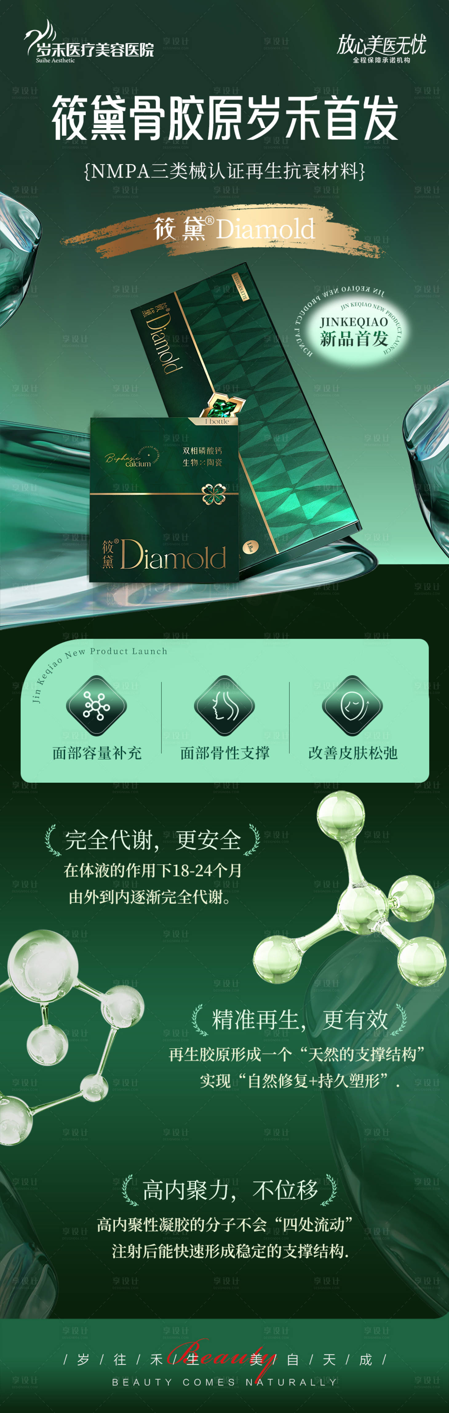 源文件下载【享设计】搜索编号：72800036697728499【筱黛骨胶原海报】