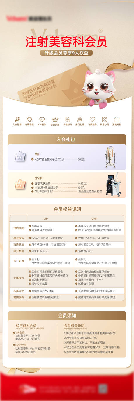 源文件下载【享设计】搜索编号：44570036759599036【医美注射美容科会员海报】