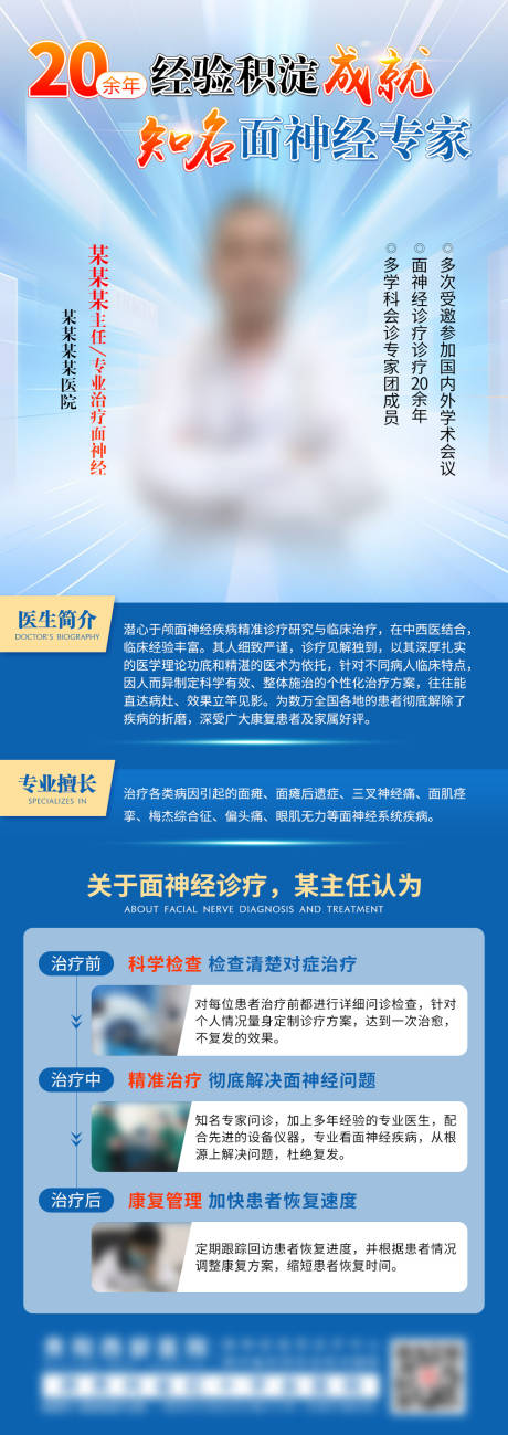 源文件下载【享设计】搜索编号：11260036754768208【知名面神经专家简介长图海报】