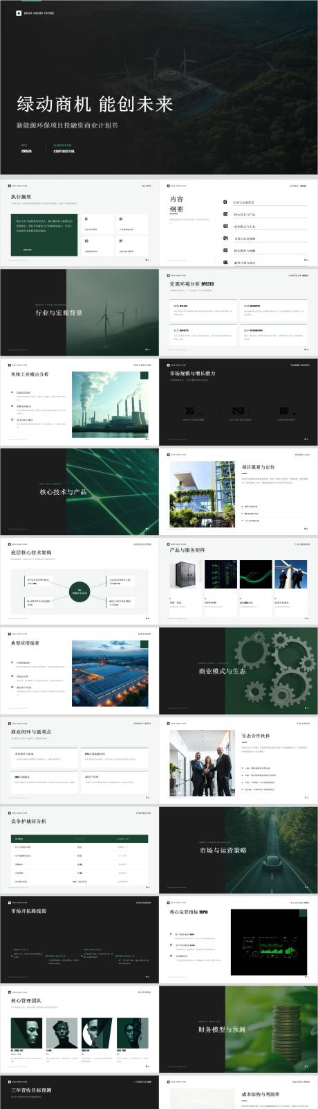 源文件下载【享设计】搜索编号：78810036766754827【新能源环保项目投融资商业计划书】