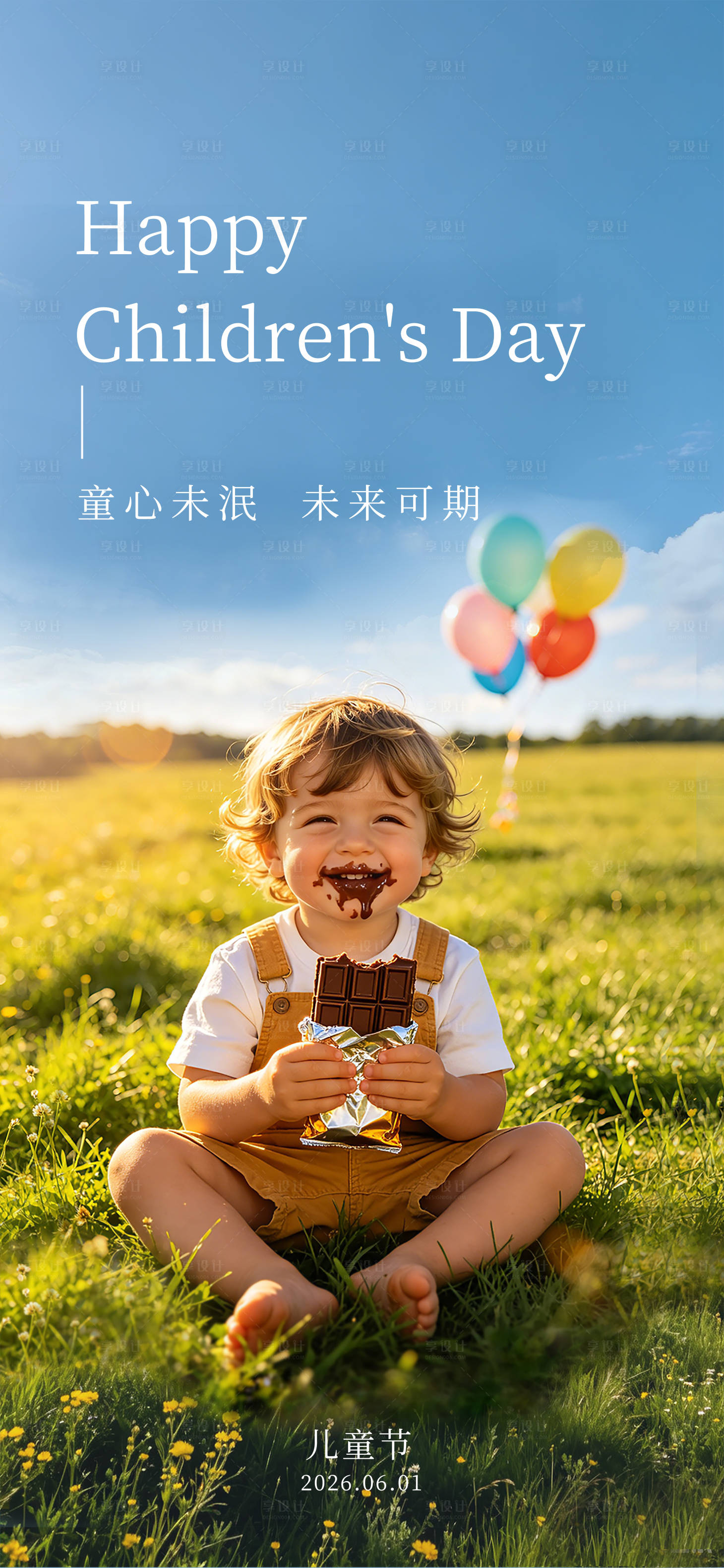 源文件下载【享设计】搜索编号：11610036974604943【儿童节宣传海报】