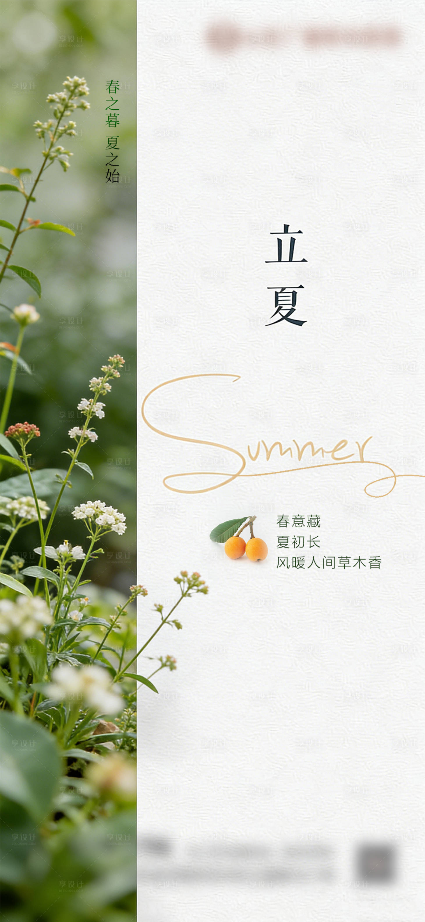 源文件下载【享设计】搜索编号：71100036823181891【立夏节气海报】