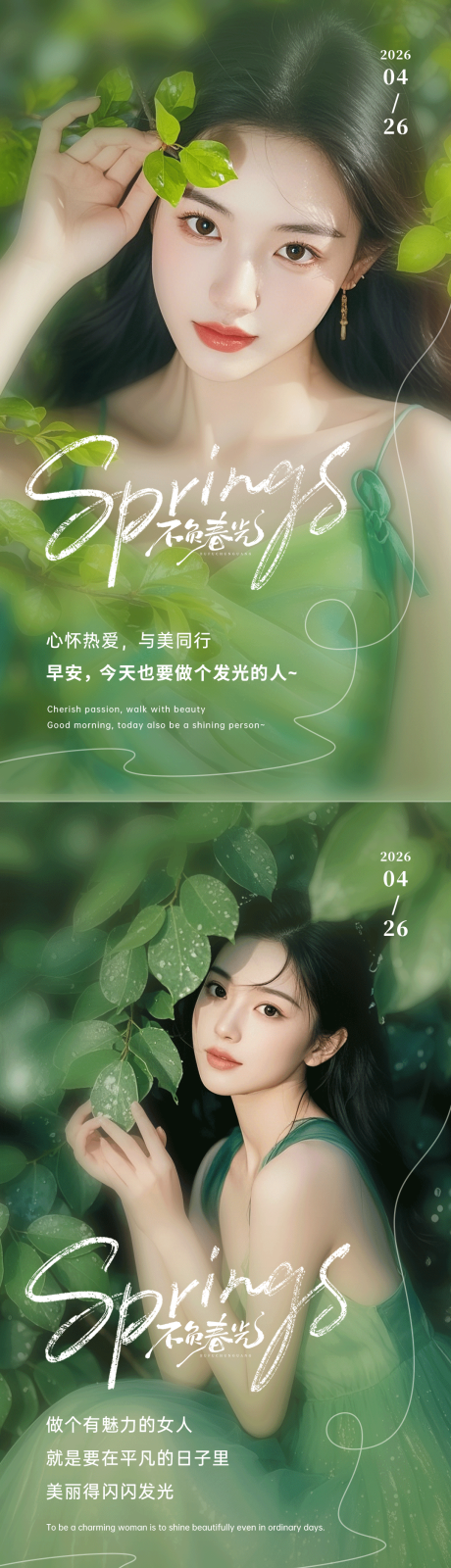 源文件下载【享设计】搜索编号：70520036780512611【美业朋友圈早安图】