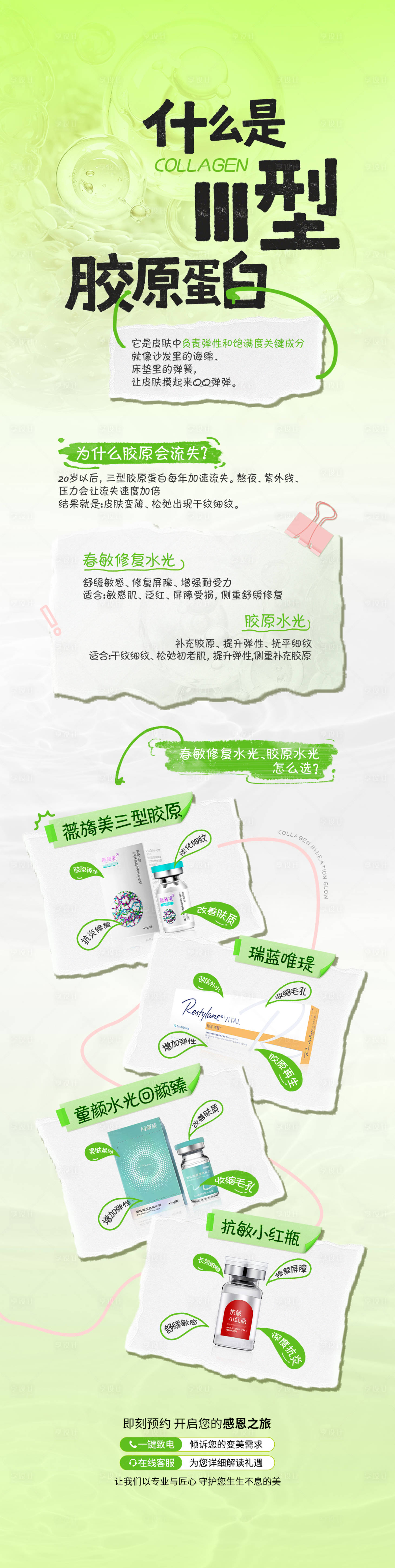 源文件下载【享设计】搜索编号：88860036654356739【医美胶原蛋白科普长图】