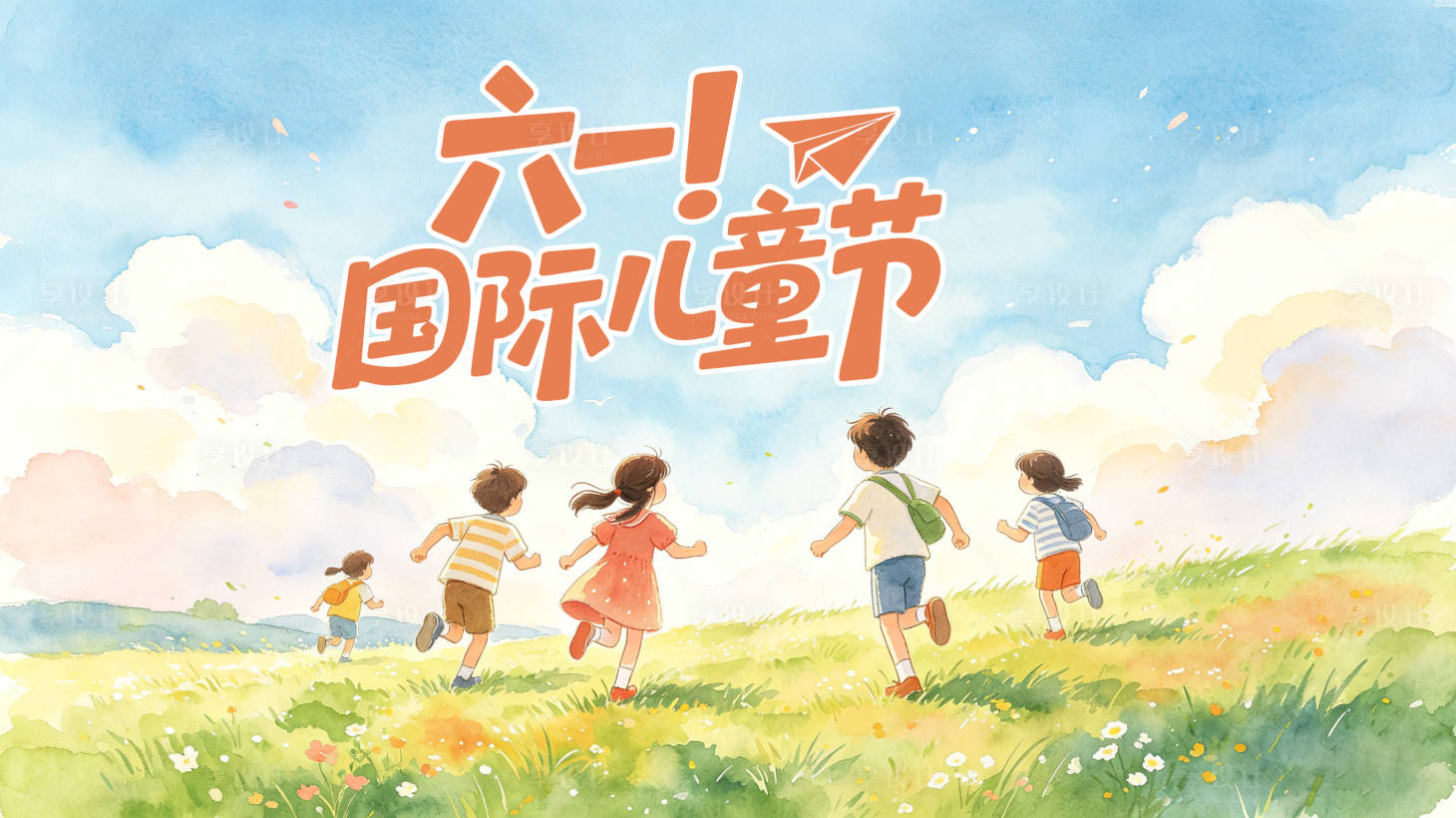 源文件下载【享设计】搜索编号：25400036738292165【六一儿童主KV背景】