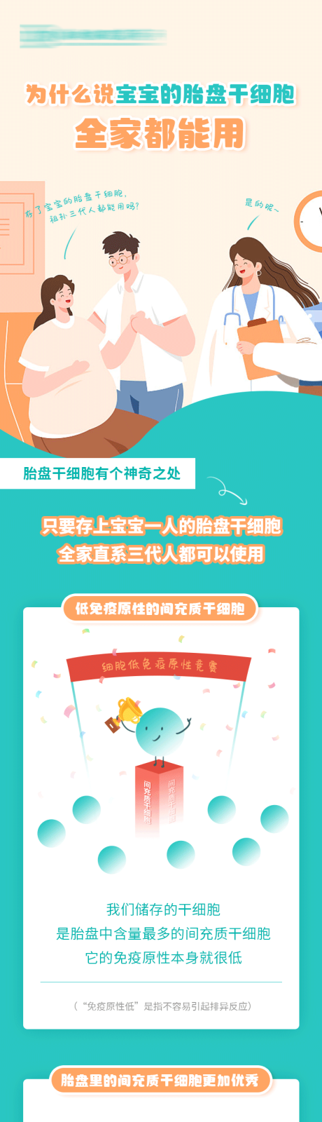 源文件下载【享设计】搜索编号：39410036760262422【医疗健康干细胞孕妈科普长图海报详情页】