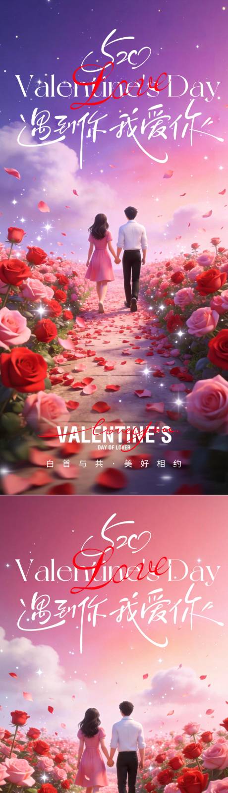 源文件下载【享设计】搜索编号：54290036747039121【情人节浪漫海报】