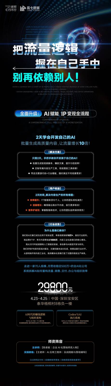源文件下载【享设计】搜索编号：42430036712492610【AI交付信息流程海报】