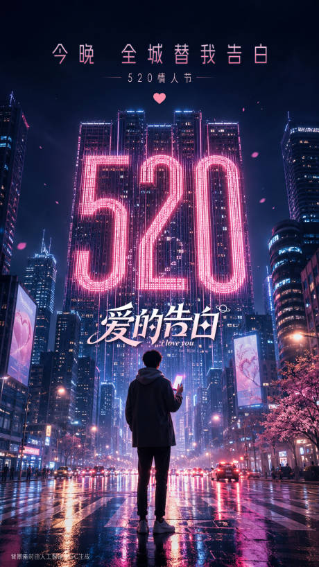 源文件下载【享设计】搜索编号：27820036795094194【520情人节海报】