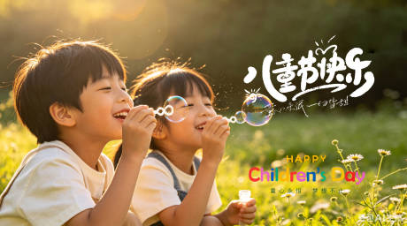 源文件下载【享设计】搜索编号：62920037106464075【儿童节主视觉背景】