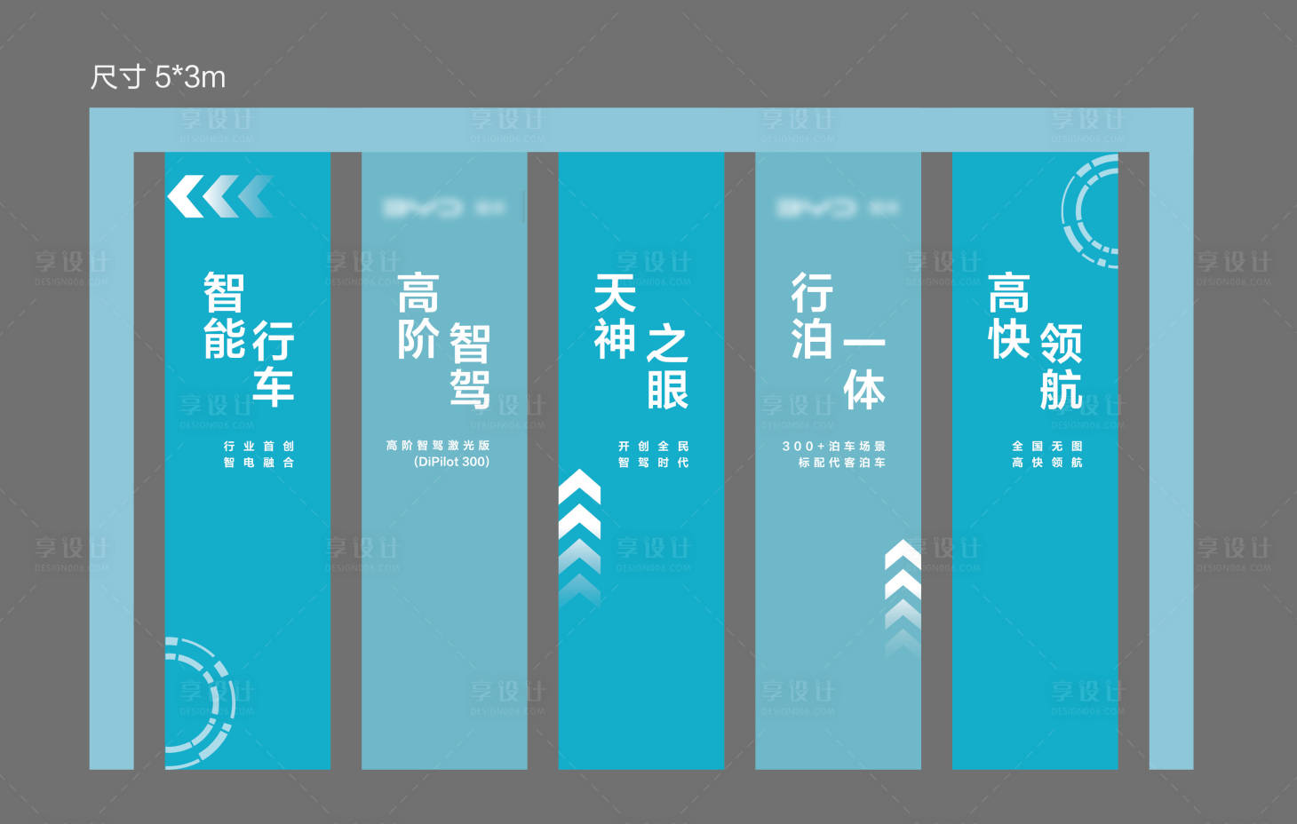源文件下载【享设计】搜索编号：62870036670415872【展车区条幅设计】
