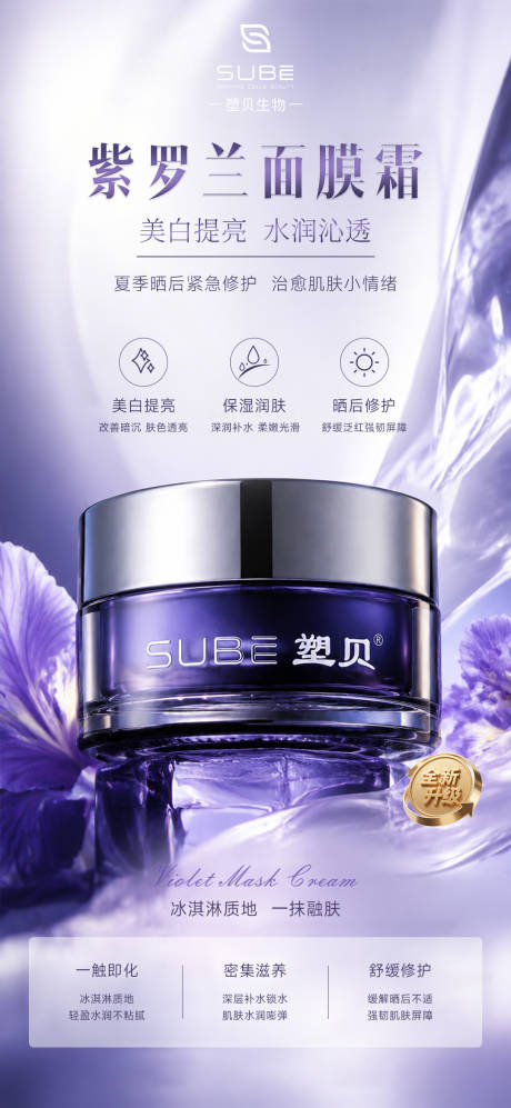 源文件下载【享设计】搜索编号：59890036764502587【护肤品产品海报】