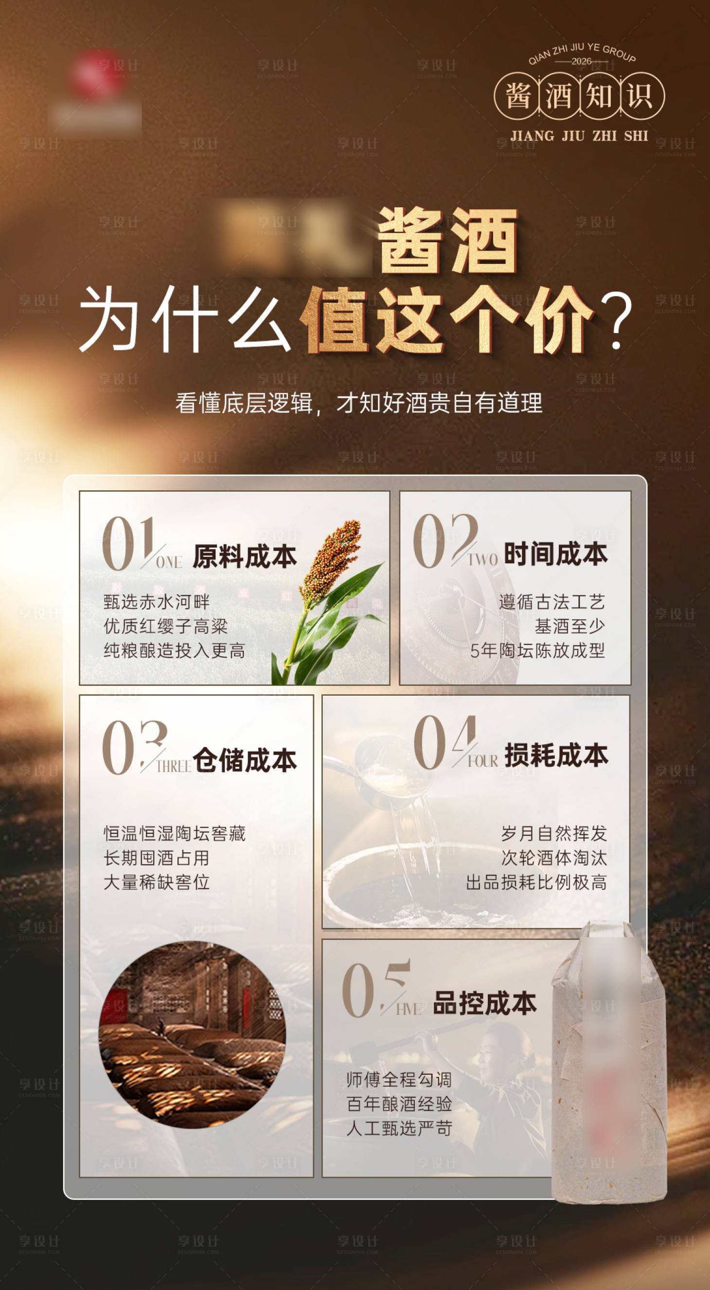 源文件下载【享设计】搜索编号：57150036812252583【酱酒价值海报】