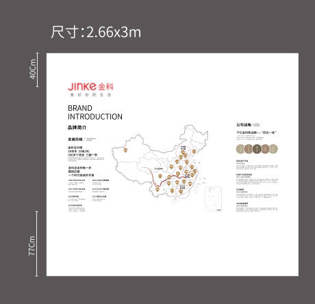 源文件下载【享设计】搜索编号：45250036884526617【地产战略地图品牌墙】