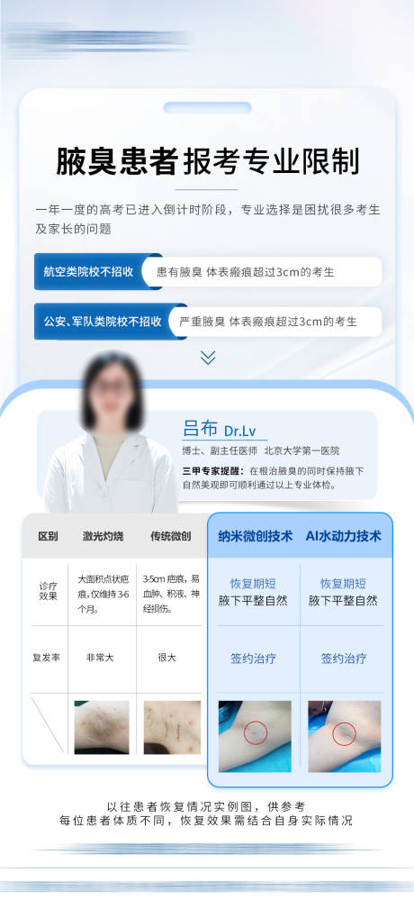 源文件下载【享设计】搜索编号：30470036671461341【腋臭患者报考专业限制】