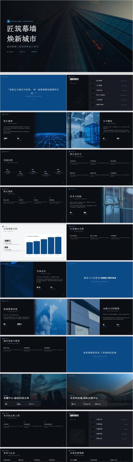 源文件下载【享设计】搜索编号：91570036766459557【建筑幕墙工程装饰商业计划书 】