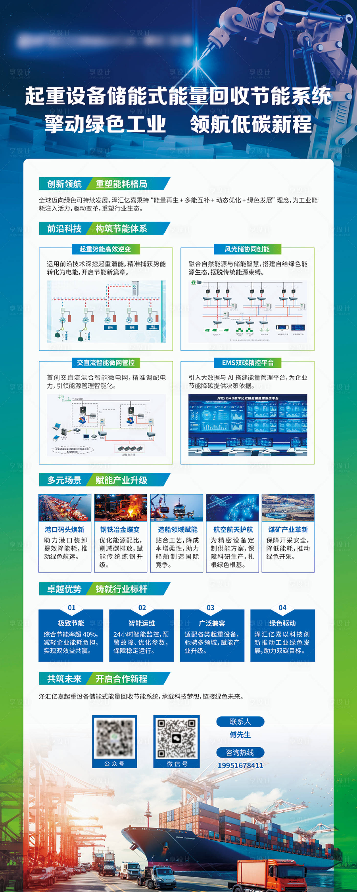 源文件下载【享设计】搜索编号：90900036807257871【 新能源易拉宝】