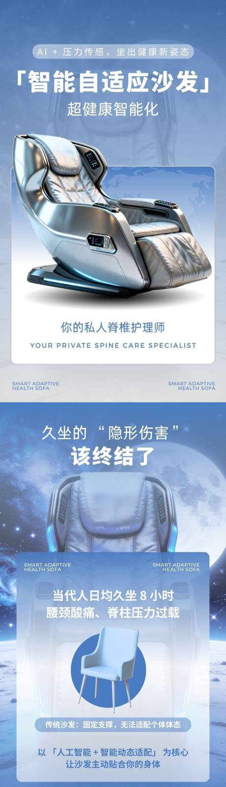 源文件下载【享设计】搜索编号：21510036817589368【蓝灰色简约高级智能沙发电商详情页】