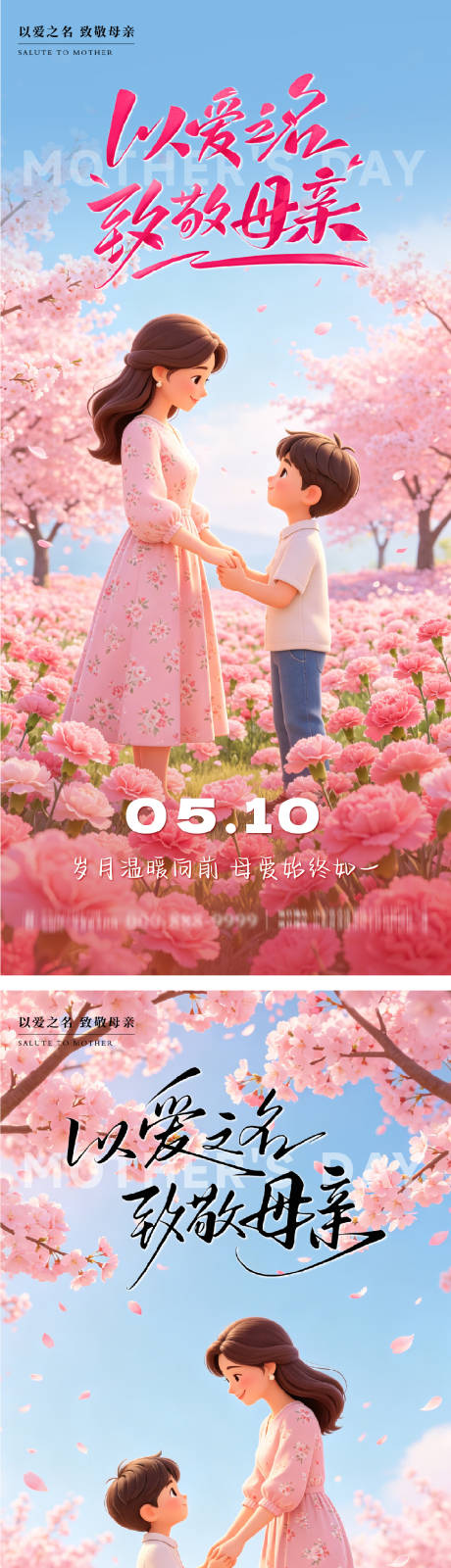 源文件下载【享设计】搜索编号：44890036723684917【母亲节节日系列海报】