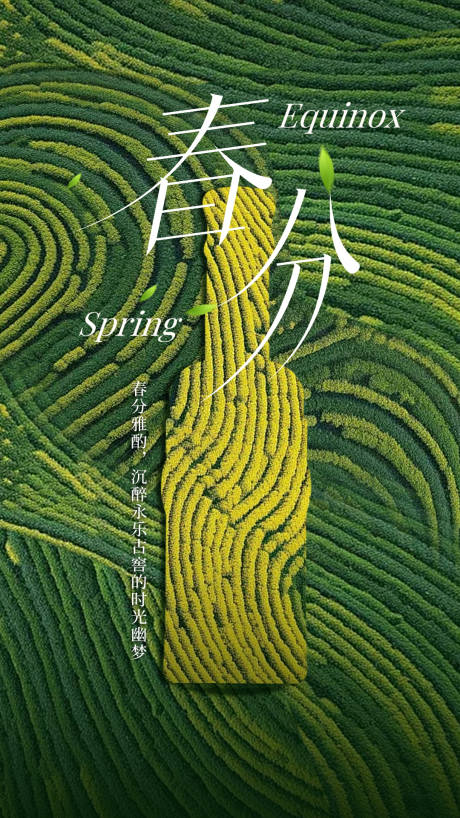 源文件下载【享设计】搜索编号：89290036698633577【酒水春分海报】