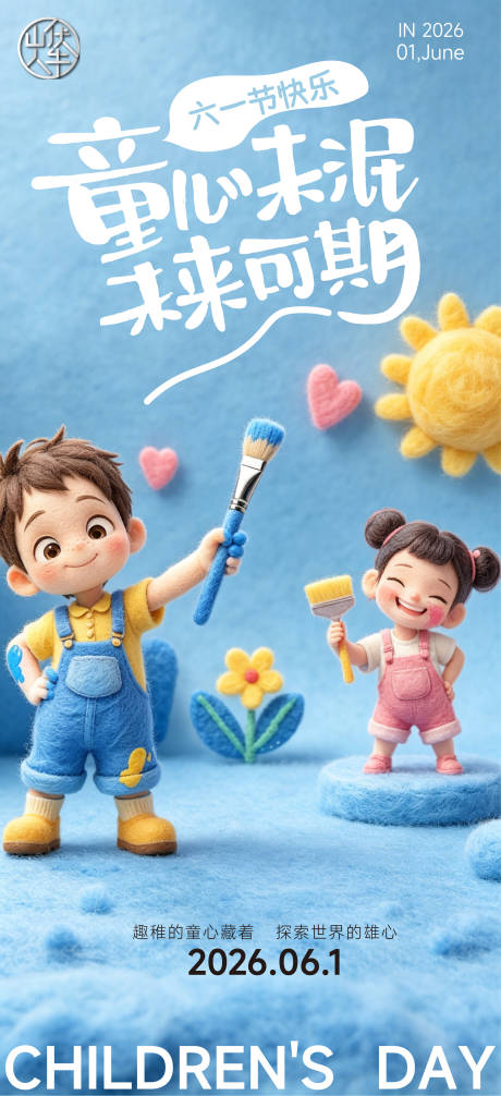 源文件下载【享设计】搜索编号：48060036775258189【儿童节海报】