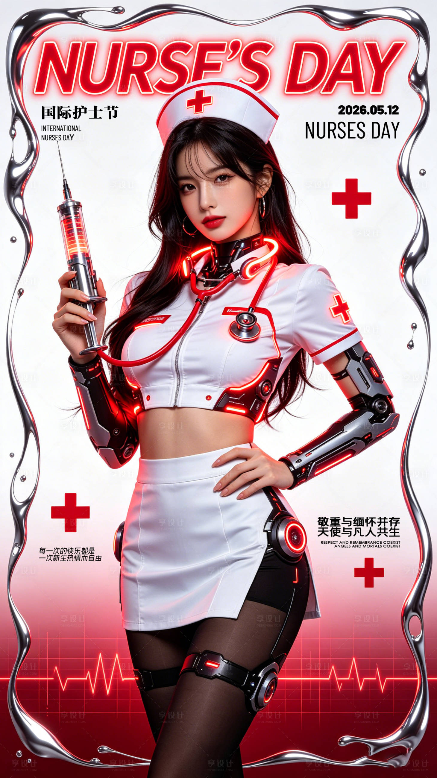 源文件下载【享设计】搜索编号：70520036796055760【酒吧护士节】