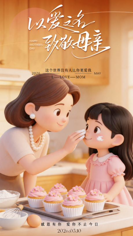 源文件下载【享设计】搜索编号：57870036693208424【母亲节海报】