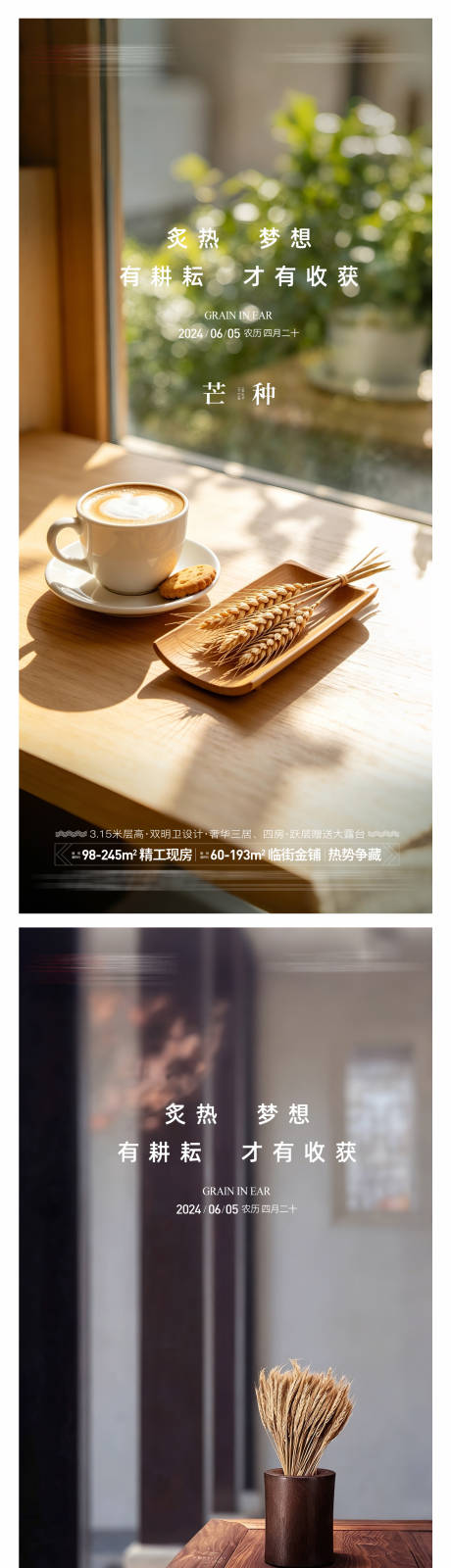 源文件下载【享设计】搜索编号：85210036915207916【地产芒种节气】
