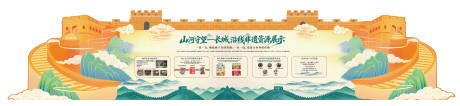 源文件下载【享设计】搜索编号：23310037084949670【长城脚下文化和自然遗产日展示墙KV】