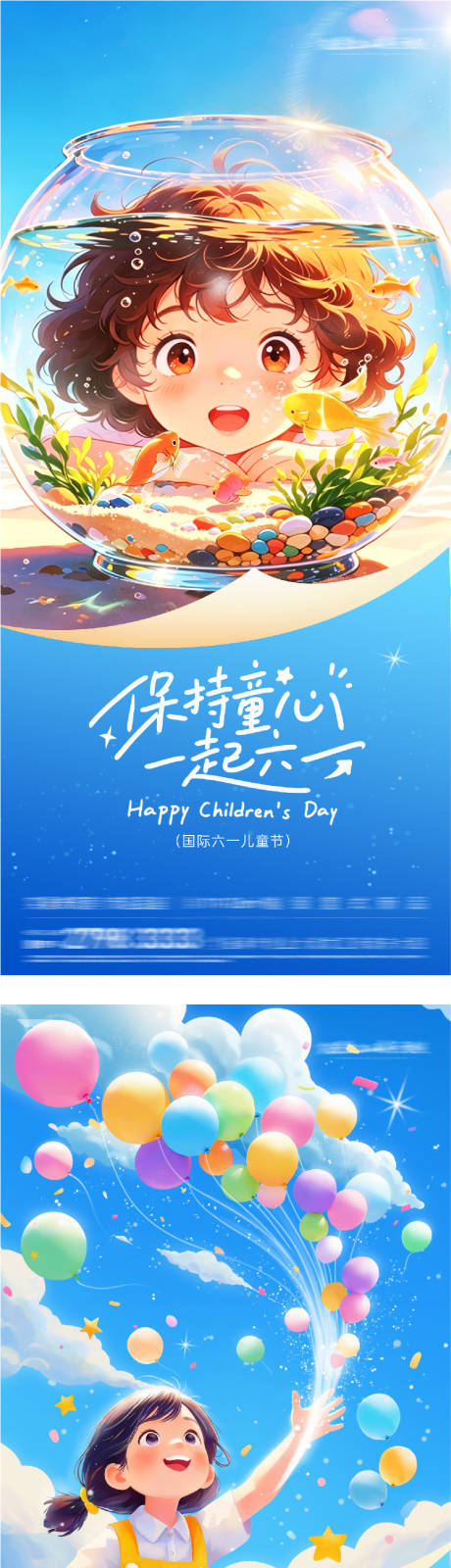 源文件下载【享设计】搜索编号：44460036920924665【地产61儿童节系列海报】