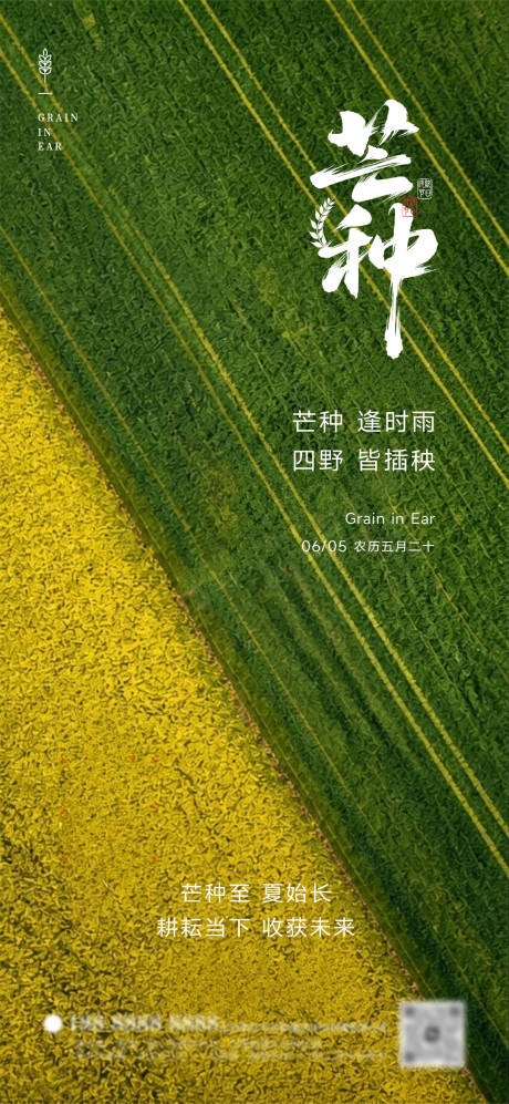 源文件下载【享设计】搜索编号：64750036704713929【芒种二十四节气】