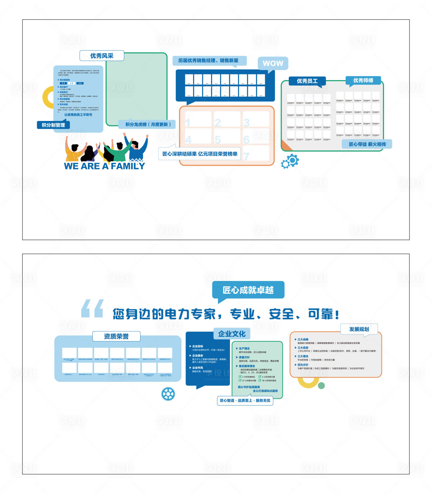 源文件下载【享设计】搜索编号：90390036798303990【企业文化墙】