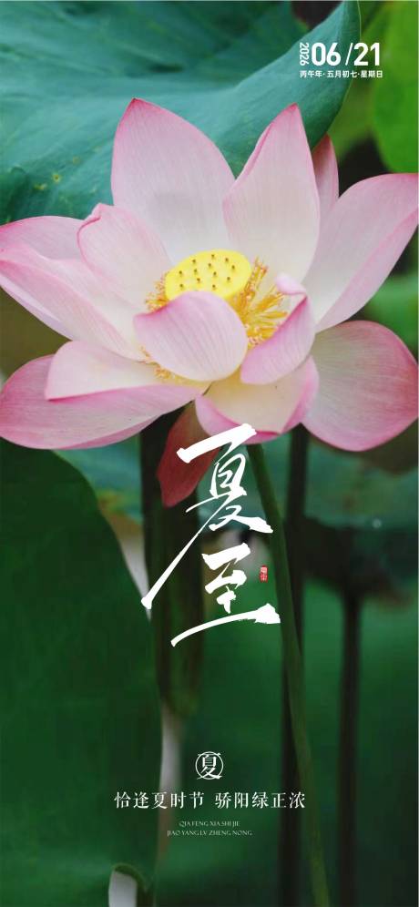 源文件下载【享设计】搜索编号：57430036708226267【夏至节气海报】